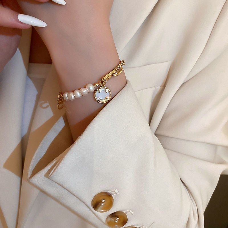 Personalized smiley face bracelet